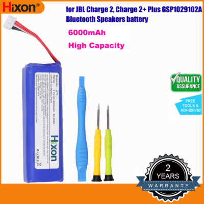 Hixon Replacement Battery for JBL Charge 2 Charge 2+ Plus GSP1029102A Speakers
