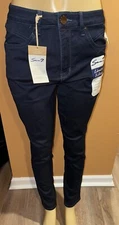 BLUE DENIM SEVEN 7 LIMITED EDITION HIGH RISE SKINNY JEANS $69 SPANDEX SZ 12