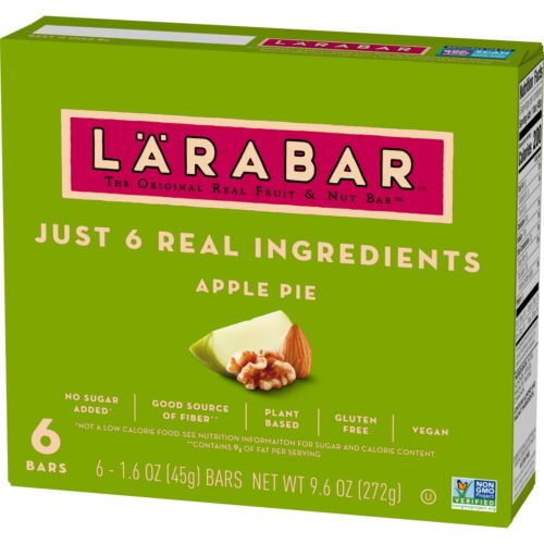Larabar Apple Pie, Gluten Free Vegan Fruit & Nut Bars, 1.6 oz bars, 6 ct - Picture 3 of 6