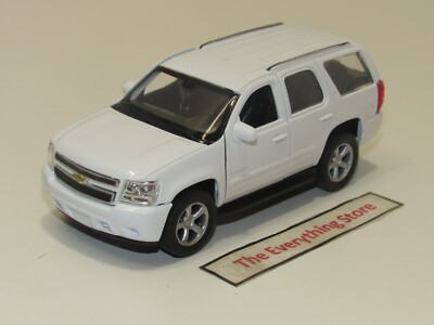 WELLY 2008 CHEVY TAHOE LT BRIGHT WHITE 4.5'' LONG FREE SHIP 