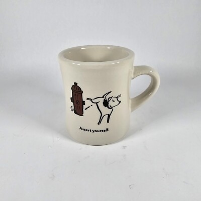 Bad Dog Wisdom ''Assert Yourself'' 10 oz. Coffee Mug, Restaurant ware, M Ware 