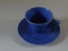 Vintage Homer Laughlin Harlequin Tea Cup & Saucer "purple"