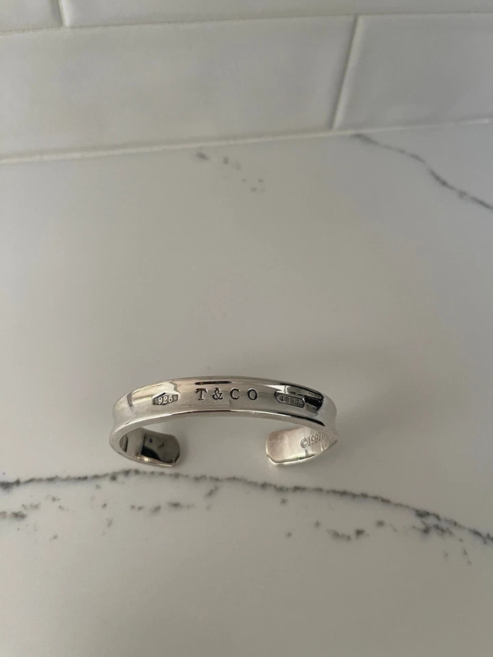 Tiffany & Co. Vintage 1837 Cuff Bracelet - Image 4 of 4