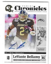 2020 CHRONICLES DRAFT PICKS LEVANTE BELLAMY AUTO RC #5 DENVER BRONCOS