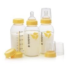 2 Pack Medela Breast Milk Storage Bottles, 8 Ounce Breastfeeding Bottles 2 set