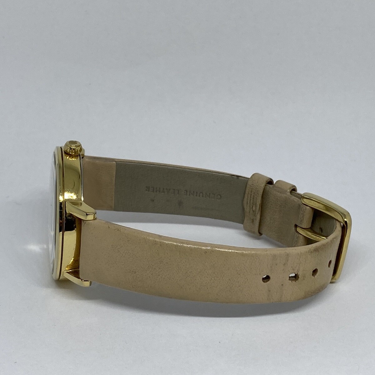 Kate Spade New York Metro 0073 Women Beige Leather Analog Dial Wrist Watch VK148 Kate Spade New York Metro 0073 Women Beige Leather Analog  main image 3