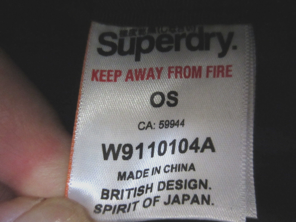 Authentic Superdry Japan Fanny Pak/Bag Black/ Lopard Print