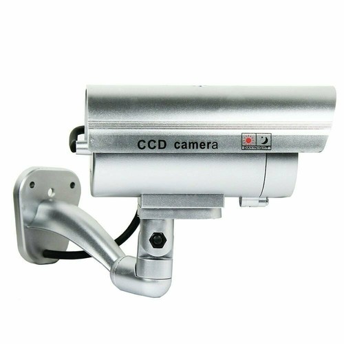 3 Pack IR Bullet Fake Dummy Surveillance Security Camera CCTV & Record Light - Picture 5 of 6