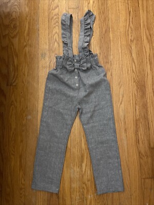Overall Grey Pants For 5-6 Years Old