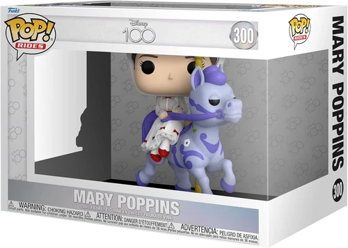 Funko Pop! Vinyl Figure Mary Poppins #300 Disney 100 Rides Animation - NEW