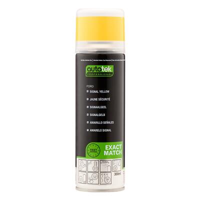 Autotek Exact Match schnelltrocknender Aerosol-Sprühlack Ford Signalgelb 300 ml
