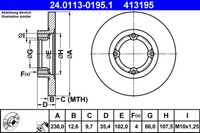 Bremsscheibe Daewoo P. Matiz 0.8-1.0 98-05