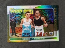 2020 NBA HOOPS JERSEY SWAP HOLO FOIL TYLER HERRO PJ WASHINGTON JR. Q0187
