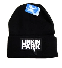 LINKIN PARK Music Rock Band Logo Patch Fold Up Beanie Winter Stocking Cap Hat