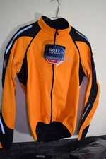 Gore Bike Wear BLAZE ORANGE Phantom 2.0 SO Soft Shell Cycling Jacket MENS M NEW