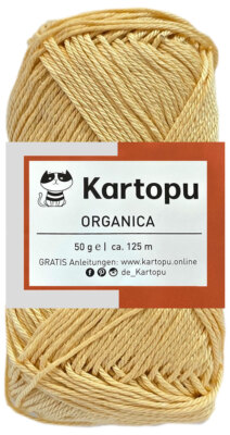 50 Gramm Kartopu Organica Strickgarn Farbauswahl Baumwollgarn