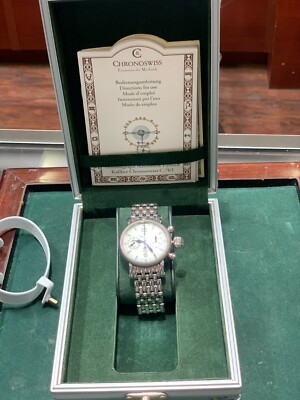 Chronoswiss Timemaster Flyback Stainless Steel Bracelet CH 7633 | eBay