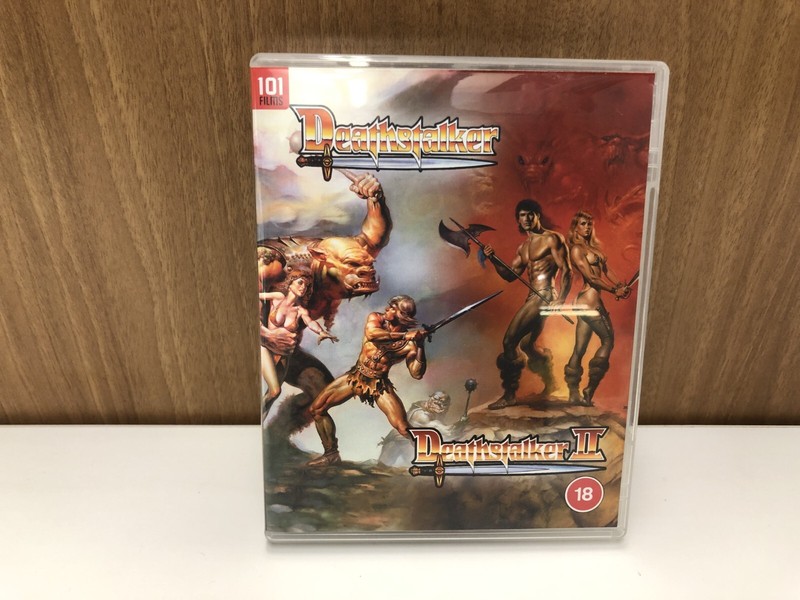 Deathstalker I and II 1 / 2 Blu-Ray MINT Region B UK Import 101 Films 80s!