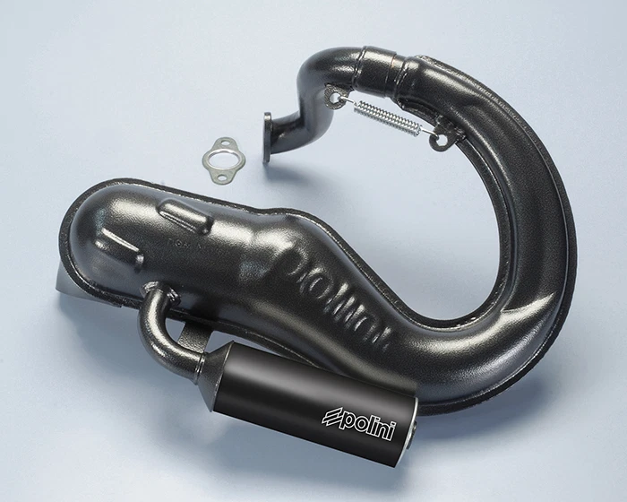 MARMITTA POLINI 200.2050/S VESPA 50 PK XL HP FL2 PIAGGIO SILENZIATORE Alluminio