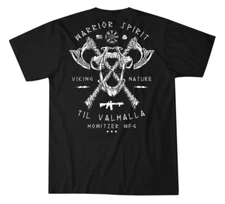 Howitzer Style Men's T-Shirt BATTLE TRIBE Military Grunt MFG Black S-4XL