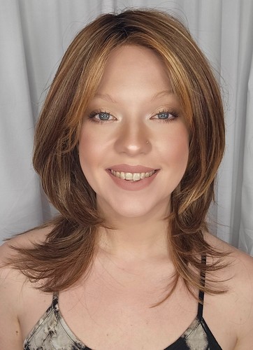 Peluca Bob emplumada de TRESSALLURE ¡Cualquier color! Heat Friendly! Top Mono + Encaje NUEVO - Imagen 3 de 44