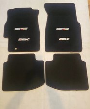 Fit Honda Civic 1996-2000 4dr2dr Floor Mats Black Wemblem Nylon M Fit Honda Civic 1996-2000 4dr2dr Floor Mats Black Wemblem Nylon M