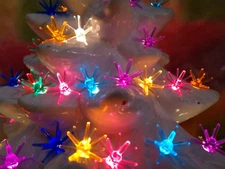 27 Sputnik Bulbs 9 Colors incl *Pink & Purple* for Ceramic Christmas Tree Lights