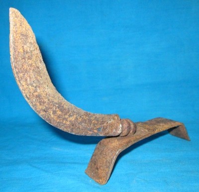 Antique Old Hand Forged Wrought Iron Blacksmith tool Unique Knife Rare