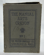Vintage Milton Bradley Manual Arts Crayon Set No1 - Springfield MASS