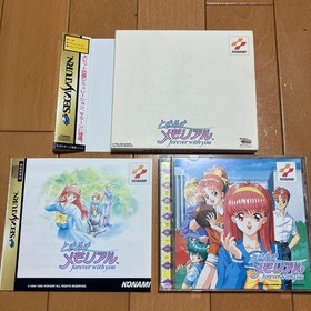 Tokimeki Memorial forever with you Sega Saturn with band Japanese version 16a