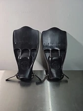 SCUBAPRO Jet Fin Vented Design Made in the USA Black Rubber Diving Fins Large 