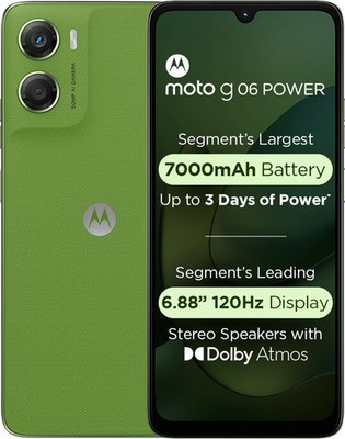 Moto g06 power (Tendril, 64 GB 4GB RAM) Helio G81 Processor Global