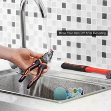 Electrolytic Rust Removal Kit, DIY Rust Remover Electrolysis System for Metal...