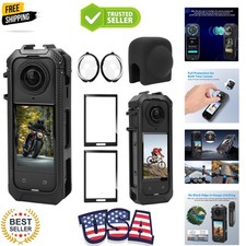 Insta 360 X5 Utility Cage 6-in-1 Kit: Protective Case/Tempered Glass Screen P...