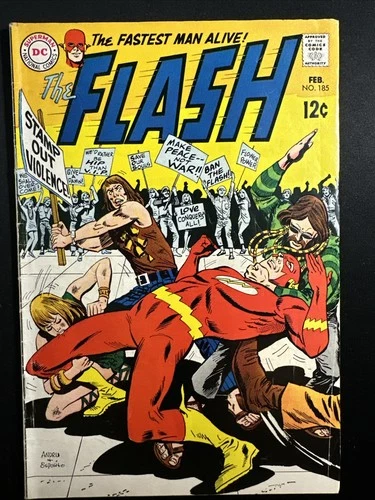 The Flash #185 1969 DC Comics Vintage Silver age 1st Print Good/VG *A3