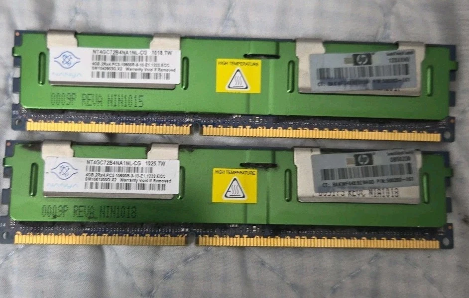 PC3-10600R (DDR3-1333) Bus Speed Network Server Memory (RAM) for