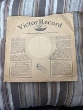  242 VICTOR Record Sleeve Only 78 Rpm 10 In TEN POPULAR RECORDS AS IS 