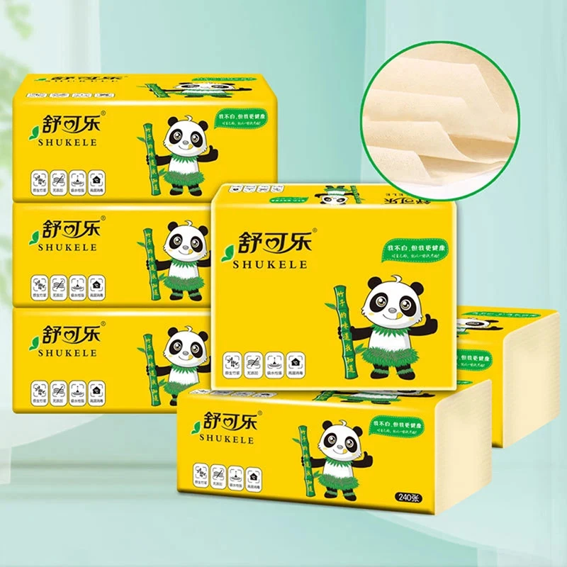 Bambus Weiche Servietten Papier 60 Stück für Restaurant Party Tischdekoration - Bild 2 von 4