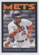 2021 Update 1986 Topps Baseball 35th Anniversary Blue Francisco Lindor 0gg9