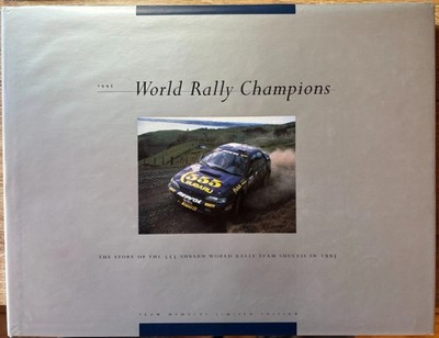 SELTENES Rallye Buch PRODRIVE Subaru Impreza AUTOGRAMMIERT signiert von Colin Mcrae 
