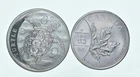 Lot 2 1 Oz Silver Rounds 2014 Niue 2 Dollars - 2008 Canada 5 Dollars *118