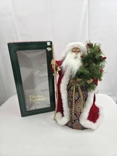 Santa's Best A Tree & Hearth Decoration 14in Santa Tree Topper Vintage 1991 NOB