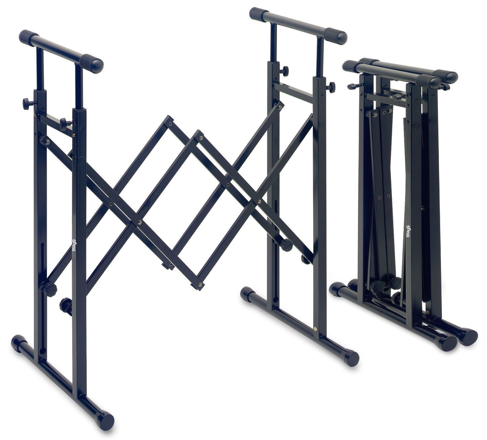 Регулируемый микшер в стиле аккордеона или подставка для клавиатуры модели Stagg MXS-A3 - Черный 13190₽