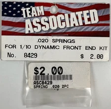 Team Associated 8429 .020 Springs (for 1/10 Dynamic Front End Kit) New