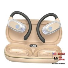 Open Ear Headphones Air Conduction Wireless Earbuds with Mic 42H Playtime
