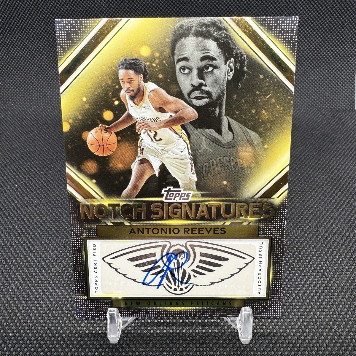 2025-26 NBA Topps Antonio Reeves RC Notch Signatures Auto Pelicans