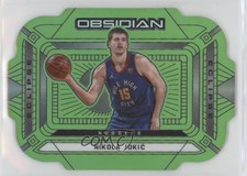 2020-21 Panini Obsidian Eclipse Electric Etch Green Flood Nikola Jokic #9 7y2