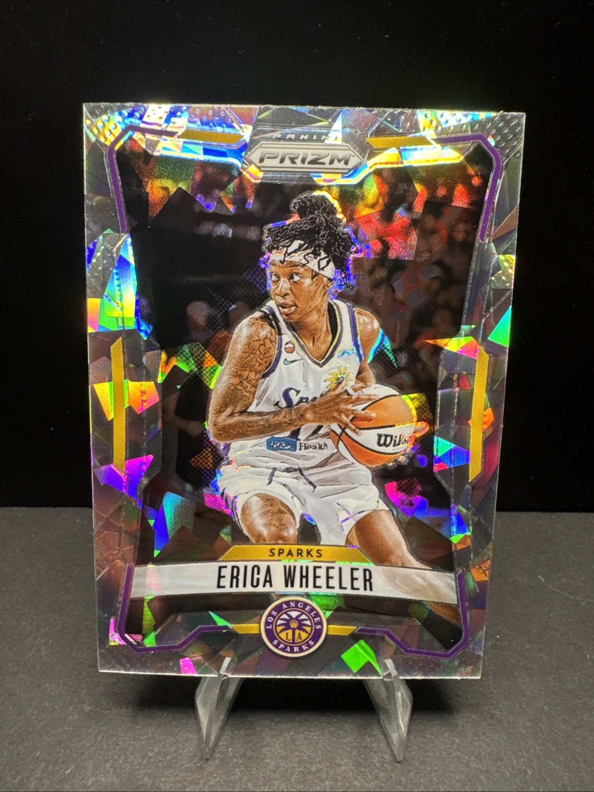 Erica Wheeler 2026 Panini Prizm WNBA Basketball #77 Cracked Ice Sparks