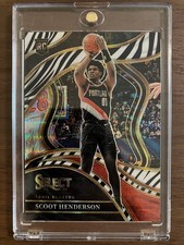 Scoot Henderson 23-24 Select SSP Zebra NBA Basketball Card Fanatics Unused