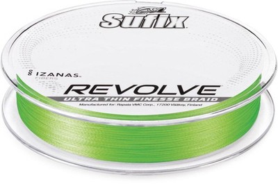 Sufix Revolve High-Vis Neon Lime Braid - 200 Yards